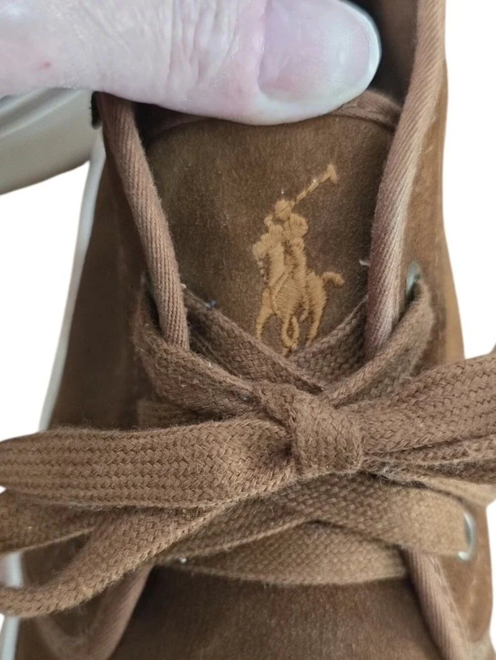 Polo Ralph Lauren Men's Makyn Chukka Preppy Sport Ankle Suede Shoes. Size 10.5 D